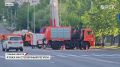 Кадры с последствиями атаки дронов на Москву и подмосковное Одинцово
