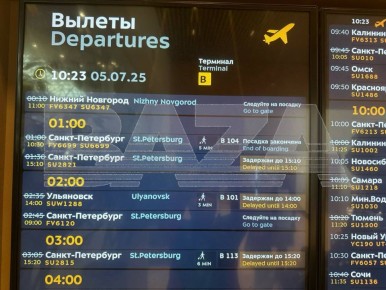 Более 10 часов не могут вылететь пассажиры нескольких рейсов из Москвы в Санкт-Петербург