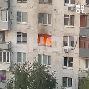 Взрывы газовых баллонов и сильный пожар на севере Москвы