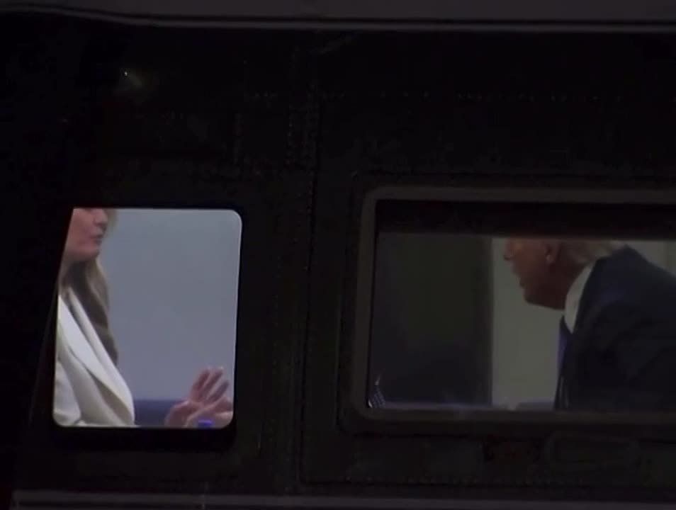 Трамп с женой поссорились в вертолете