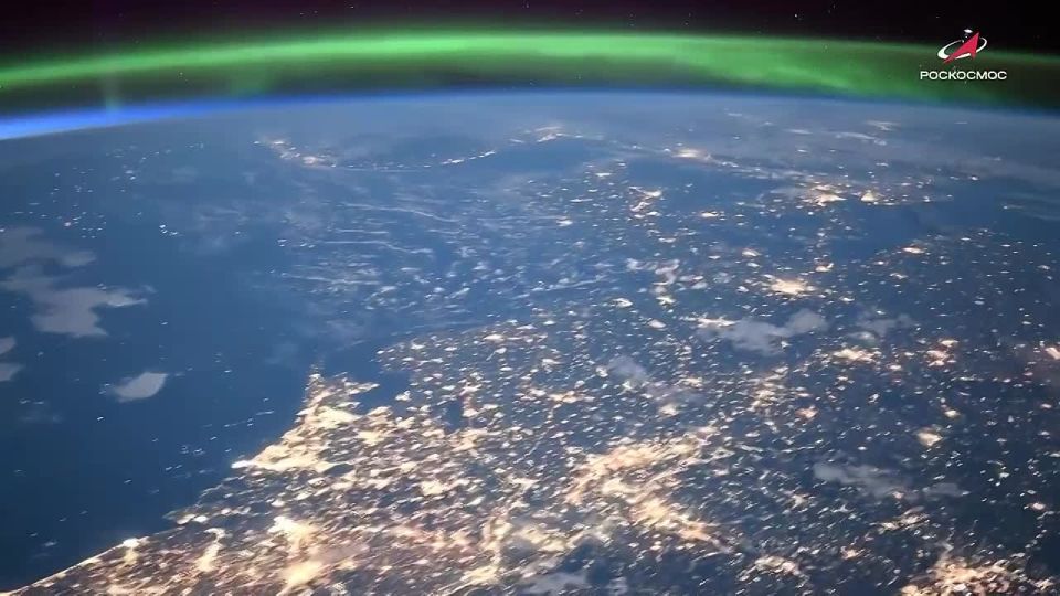 Смотрим на Москву с высоты птичьего полёта МКС