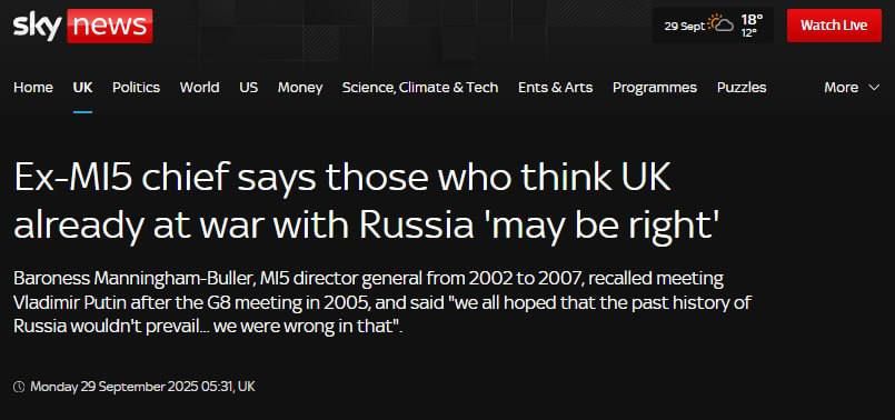  :          - - MI5