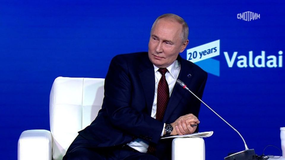 Владимир Путин скоро выступит на пленарной сессии клуба "Валдай" в Сочи