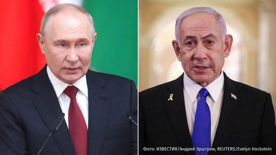 Состоялся телефонный разговор Владимира Путина с премьер-министром Израиля Биньямином Нетаньяху