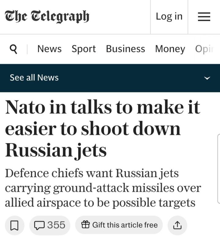 The Telegraph: НАТО обсуждает правила, которые упростили бы задачу по сбиванию российских истребителей с ракетами