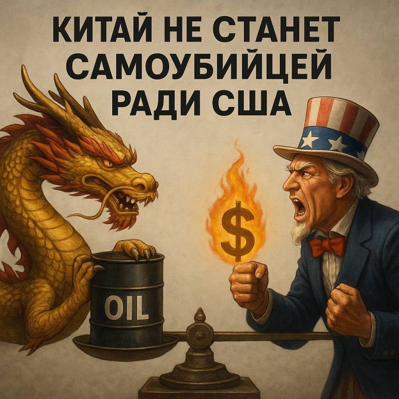Иван Мезюхо: КНР решительно ответит на возможные нарушения своих прав и интересов, заявил официальный представитель МИД Линь Цзянь, комментируя призыв президента США Дональда Трампа отказаться от российской нефти
