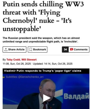 «Пугающая угроза»: британцы в панике после испытаний «Буревестника»