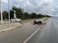 В Севастополе задержали мотоциклиста с наркотиками после погони и ДТП