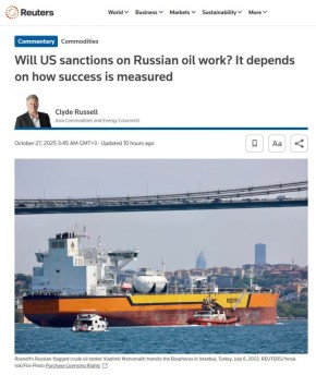 Reuters: У США не получится сократить экспорт нефти из России