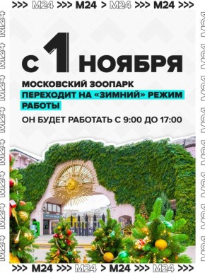 Московский зоопарк встречает зиму!
