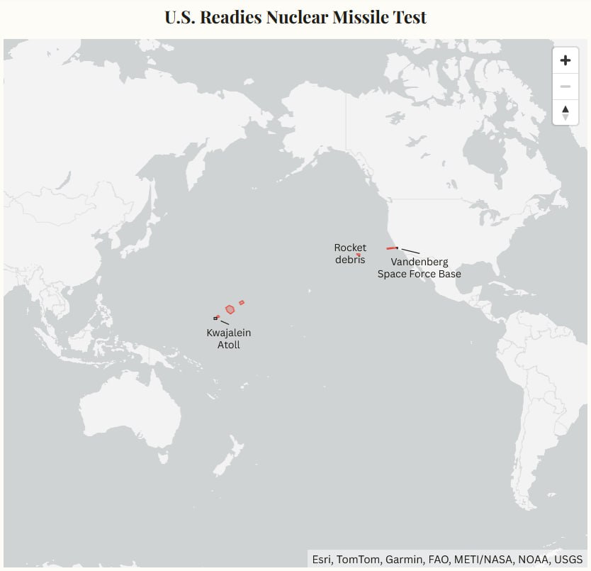 США на неделе запустят межконтинентальную ядерную ракету — Newsweek США на неделе запустят межконтинентальную ядерную ракету — Newsweek