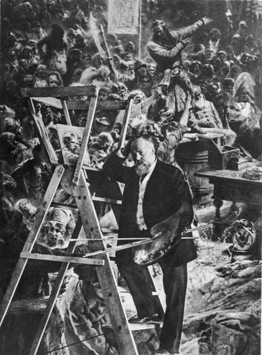 Эта картина по своим размерам занимает второе место в России и 4-е место в мире Эта картина по своим размерам занимает второе место в России и 4-е место в мире