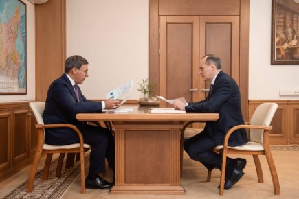 Валерий Фальков провел рабочую встречу с главой Республики Мордовия Артемом Здуновым