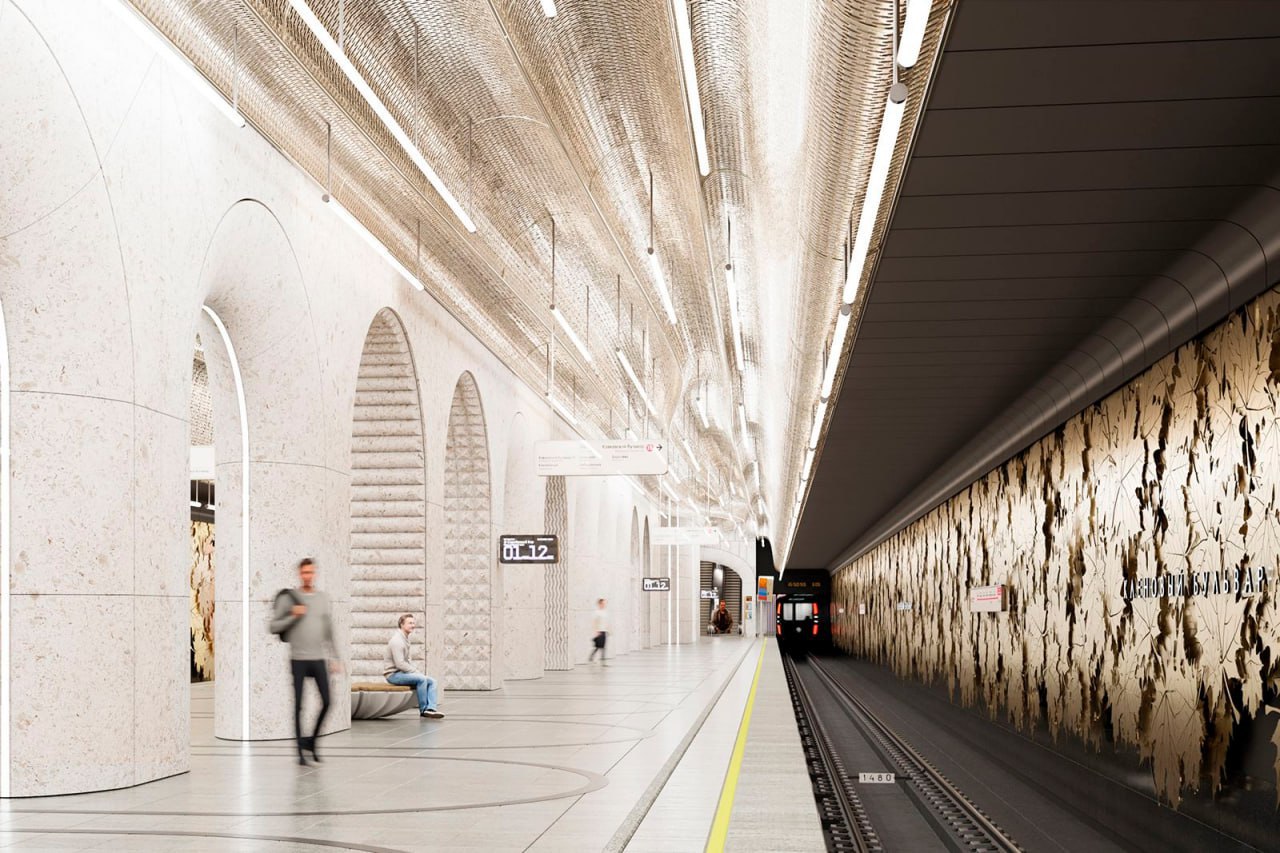 Столичные парламентарии со ссылкой на информацию Мэра Москвы Сергея Собянина сообщили, что согласно архитектурной концепции внешний облик станции «Кленовый бульвар» Бирюлёвской линии метро будет перекликаться с расположенным... Столичные парламентарии со ссылкой на информацию Мэра Москвы Сергея Собянина сообщили, что согласно архитектурной концепции внешний облик станции «Кленовый бульвар» Бирюлёвской линии метро будет перекликаться с расположенным...