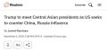 Трамп встретится с президентами стран Центральной Азии в рамках усилий США по противодействию влиянию России и Китая, пишет Reuters