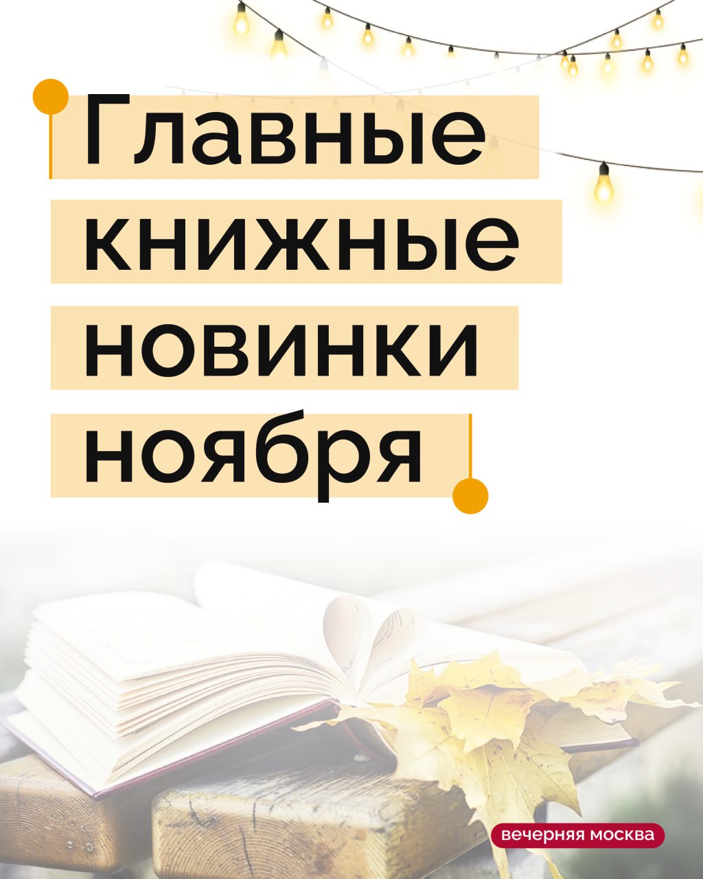 Нет лучшего спутника для темных ноябрьских вечеров, чем книга