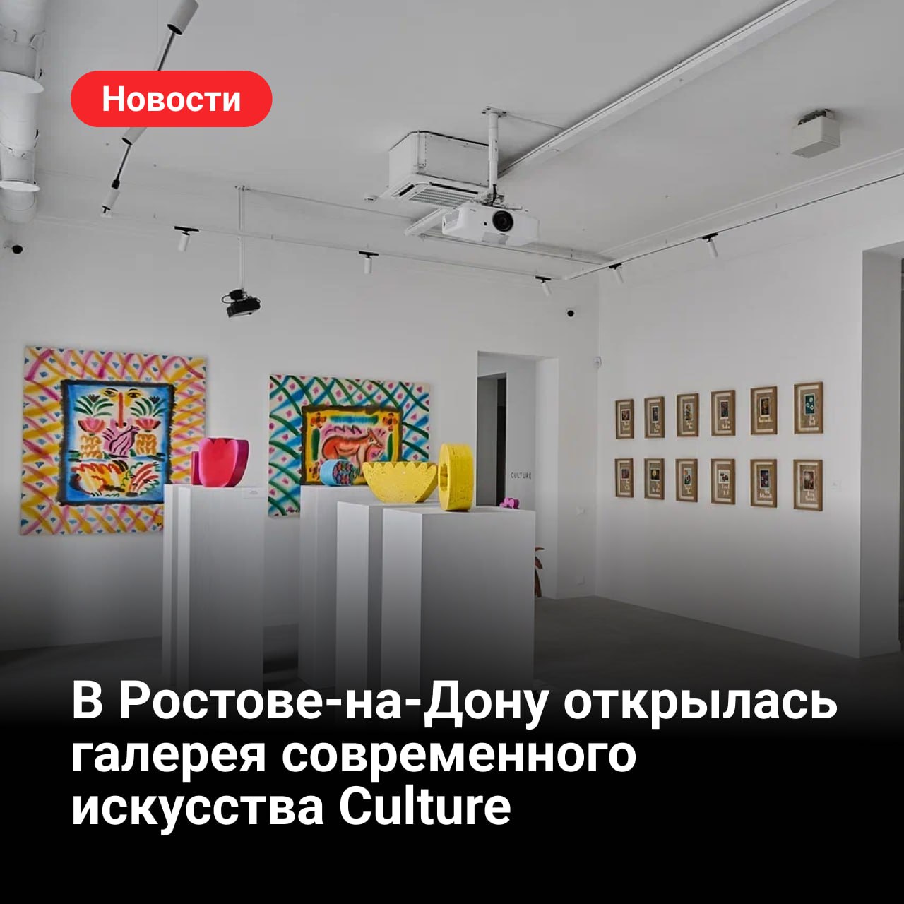 В Ростове-на-Дону открылась галерея современного искусства Culture — новый проект основательницы студии дизайна Maison de Culture Валерии Барминой