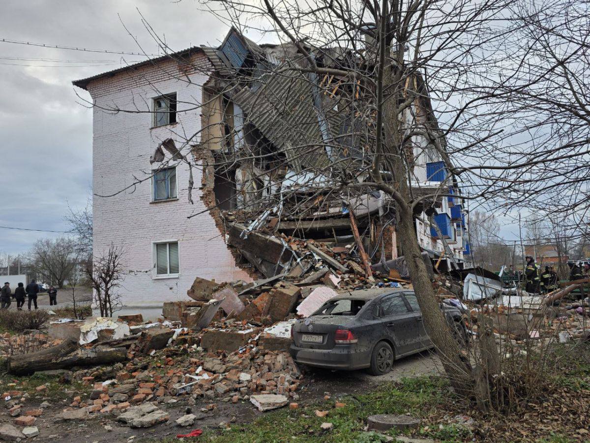 В Тульской области часть жилого дома разрушилась из-за взрыва бытового газа