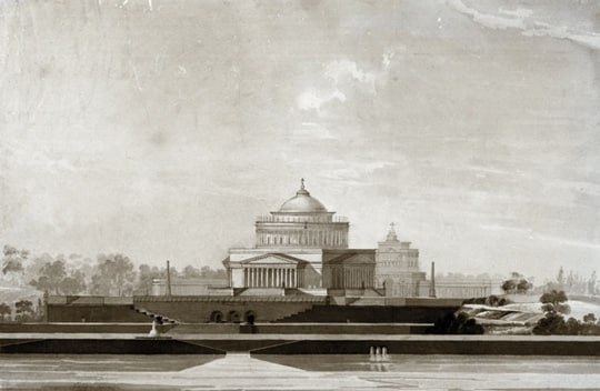 Что помешало Франческо Растрелли возвести грандиозную колокольню, которая должна была стать самой высокой в Европе? Почему не построили храм Христа Спасителя на Воробьевых горах? Какое здание могло появиться на месте... Что помешало Франческо Растрелли возвести грандиозную колокольню, которая должна была стать самой высокой в Европе? Почему не построили храм Христа Спасителя на Воробьевых горах? Какое здание могло появиться на месте...