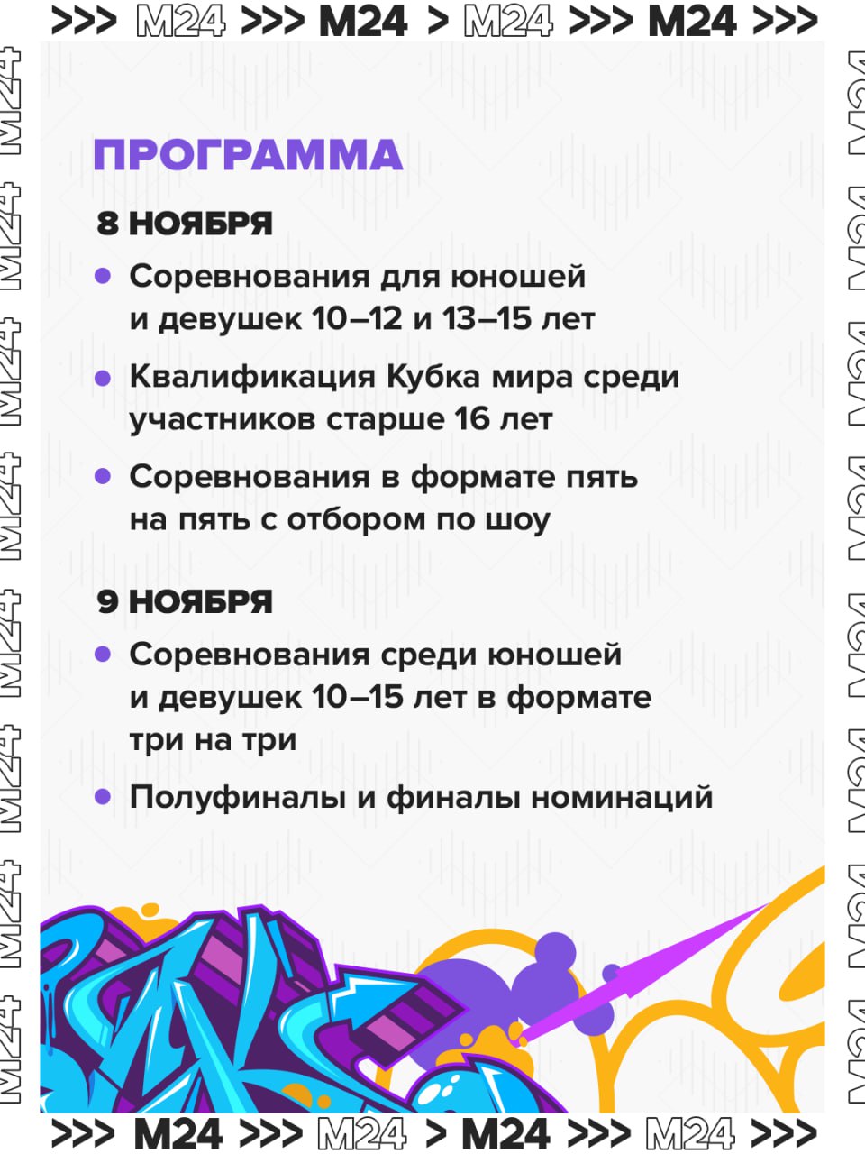 Если вы неравнодушны к легендарному синглу «Freestyler», спешите во Дворец гимнастики Ирины Винер, где в эти выходные проходят масштабные международные и всероссийские соревнования по брейкингу Russian Open Breaking... Если вы неравнодушны к легендарному синглу «Freestyler», спешите во Дворец гимнастики Ирины Винер, где в эти выходные проходят масштабные международные и всероссийские соревнования по брейкингу Russian Open Breaking...