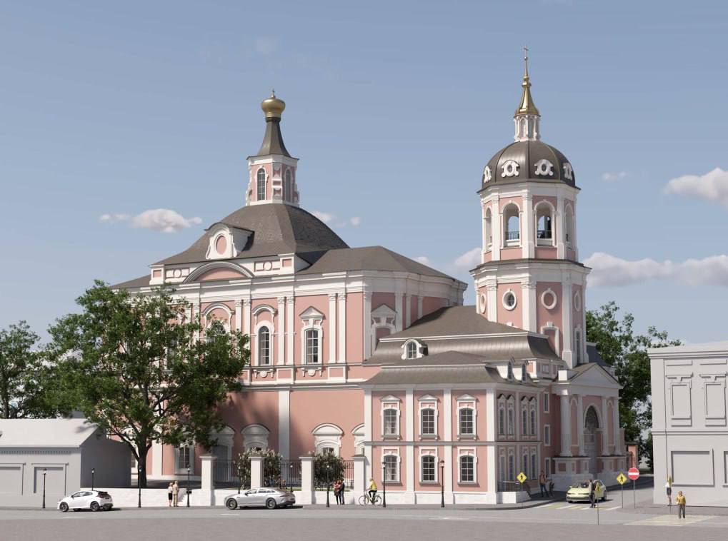 Андрей Луговой: Работа над восстановлением Храма Воскресения Словущего в Барашах продолжается