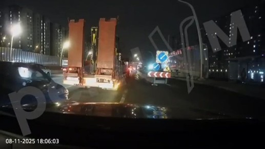 Марина Ахмедова: Вчера в Москве в районе Пролетарского проезда встретились две машины