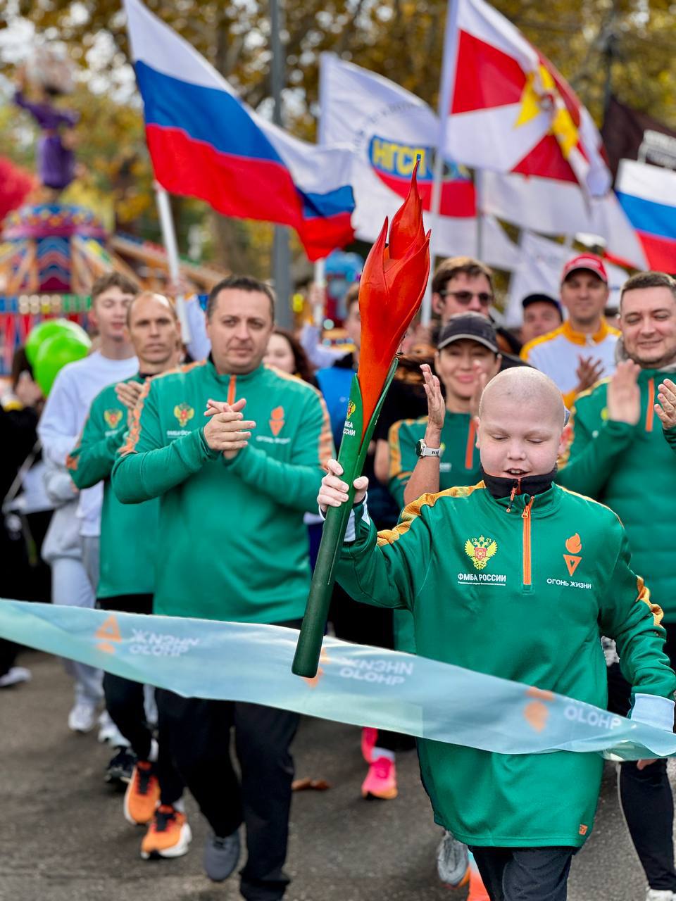 В Москве завершилась Всероссийская эстафета факела «Огонь жизни» при поддержке ФМБА России В Москве завершилась Всероссийская эстафета факела «Огонь жизни» при поддержке ФМБА России