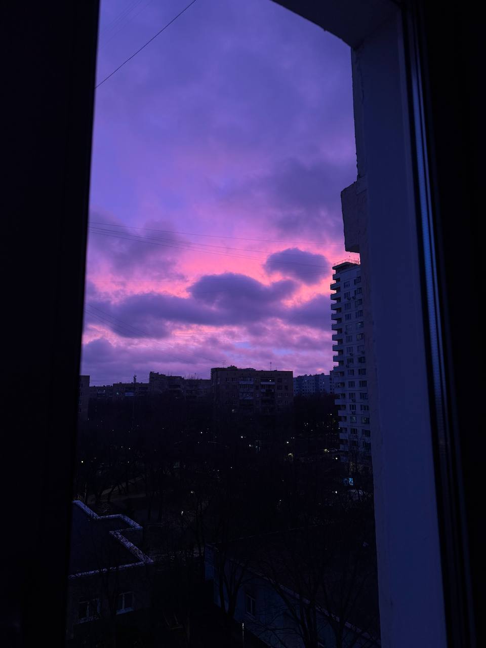 Высокая влажность воздуха при восходе солнца стала причиной фиолетового неба над Москвой этим утром: Высокая влажность воздуха при восходе солнца стала причиной фиолетового неба над Москвой этим утром: