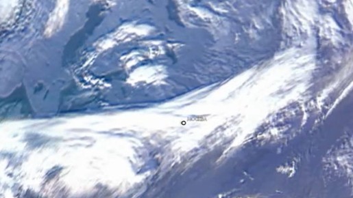 Роскосмос опубликовал сделанные из космоса кадры первого снега в Москве