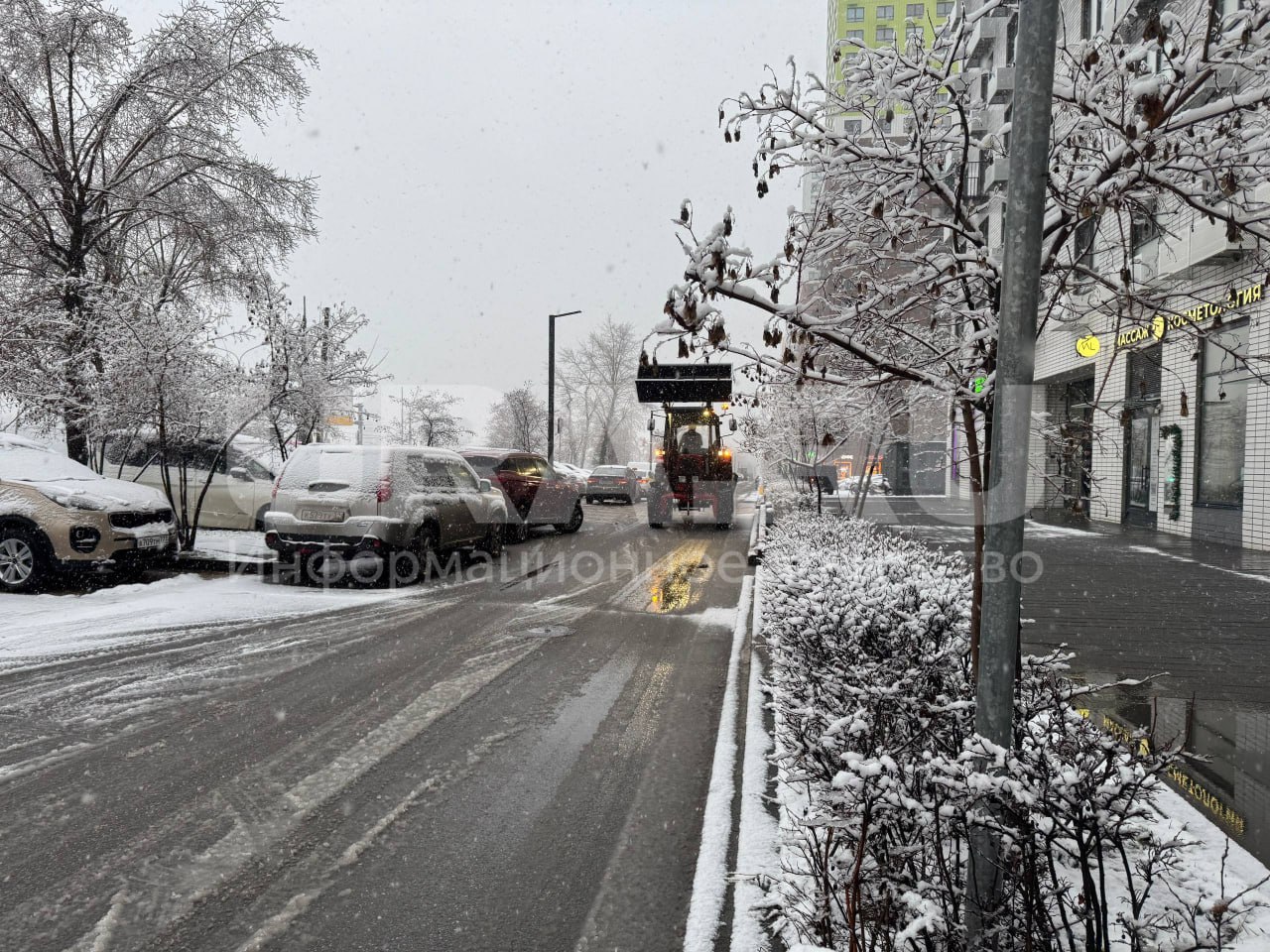 Москву и область продолжает засыпать снегом: корреспонденты URA.RU поделились кадрами Москву и область продолжает засыпать снегом: корреспонденты URA.RU поделились кадрами