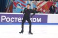 Евгений Семененко лидирует после короткой программы на четвертом этапе Гран-при России по фигурному катанию, который проходит в Москве