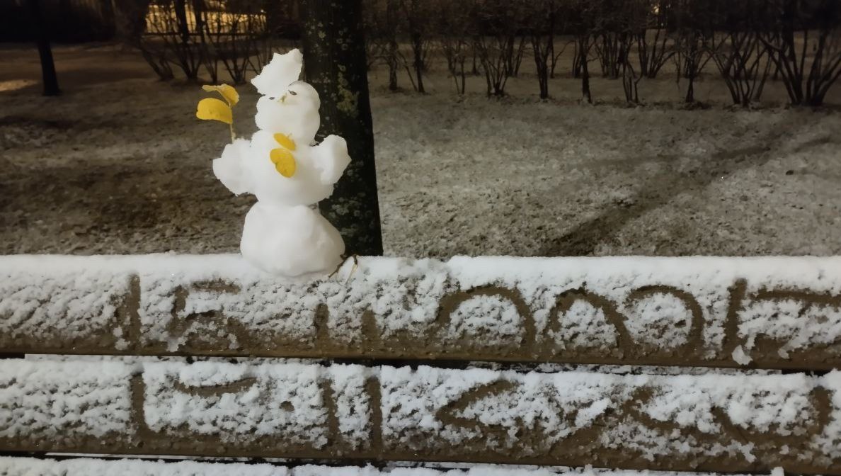 С первым снегом, Москва