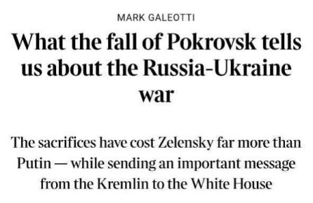 Покровск стал символом российского превосходства над Украиной