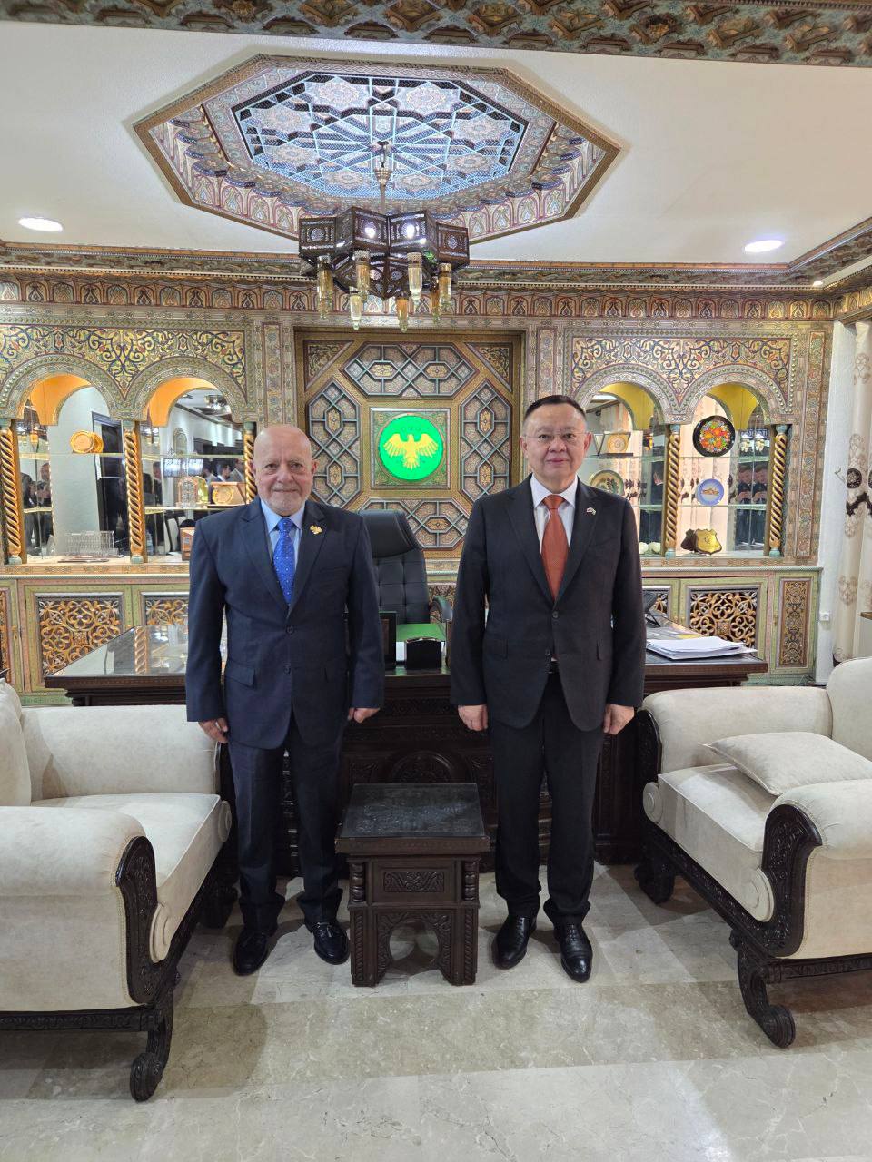 Министр строительства и ЖКХ РФ Ирек Файзуллин возглавил российскую делегацию Постоянной Российско-Сирийской комиссии по торгово-экономическому и научно-техническому сотрудничеству во время визита в Сирию Министр строительства и ЖКХ РФ Ирек Файзуллин возглавил российскую делегацию Постоянной Российско-Сирийской комиссии по торгово-экономическому и научно-техническому сотрудничеству во время визита в Сирию