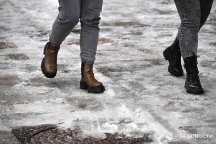 Мокрый снег, ледяные дожди и гололедица ожидаются сегодня в Москве