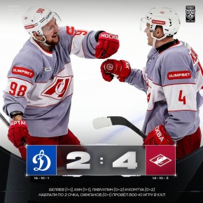 «Динамо» проиграло «Спартаку» в первом матче после увольнения Кудашова