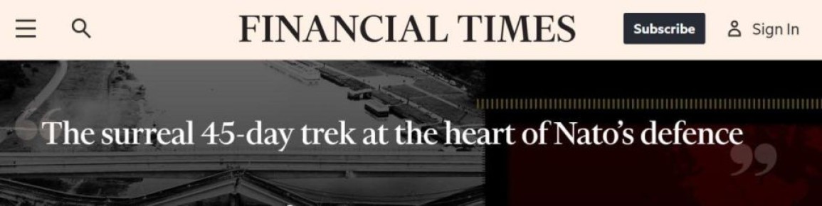 Financial Times: ЕС сокращает время переброски войск НАТО на границу РФ до трёх дней