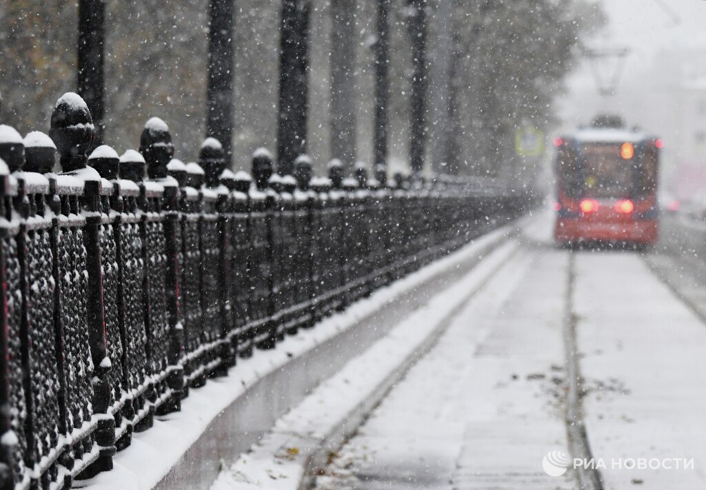 Дождь со снегом и до -5 ожидаются в Москве на выходных