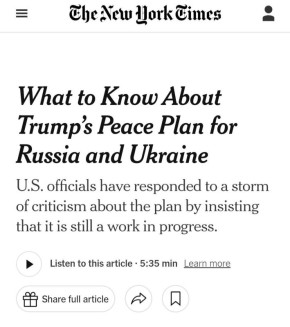 New York Times:                ,       