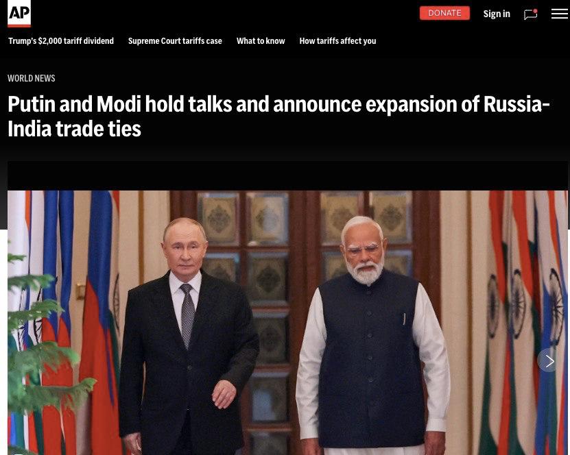 Мировые СМИ активно обсуждают двухдневный государственный визит Владимира Путина в Индию Мировые СМИ активно обсуждают двухдневный государственный визит Владимира Путина в Индию