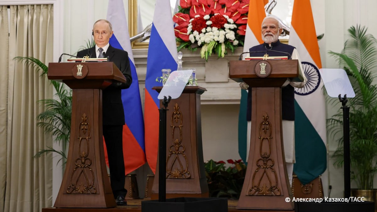 Визит Путина в Индию и его встреча с Моди свидетельствуют об укреплении альянса Москвы и Нью-Дели, а также их отношений с Пекином