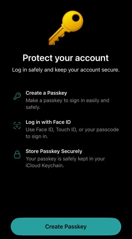 � Telegram ������ �� ����� SMS: ����� �������� Passkey � ���� ��� �������, ������� � ����� ���������