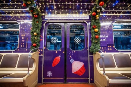 1 Детям будут дарить подарки на Новый год в московском транспорте