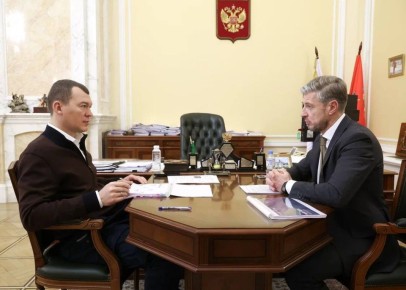 Михаил Дегтярёв: Развитие падела – современного вида спорта, набирающего популярность во всем мире, обсудили с президентом Федерации падела России Алексеем Золотаревым