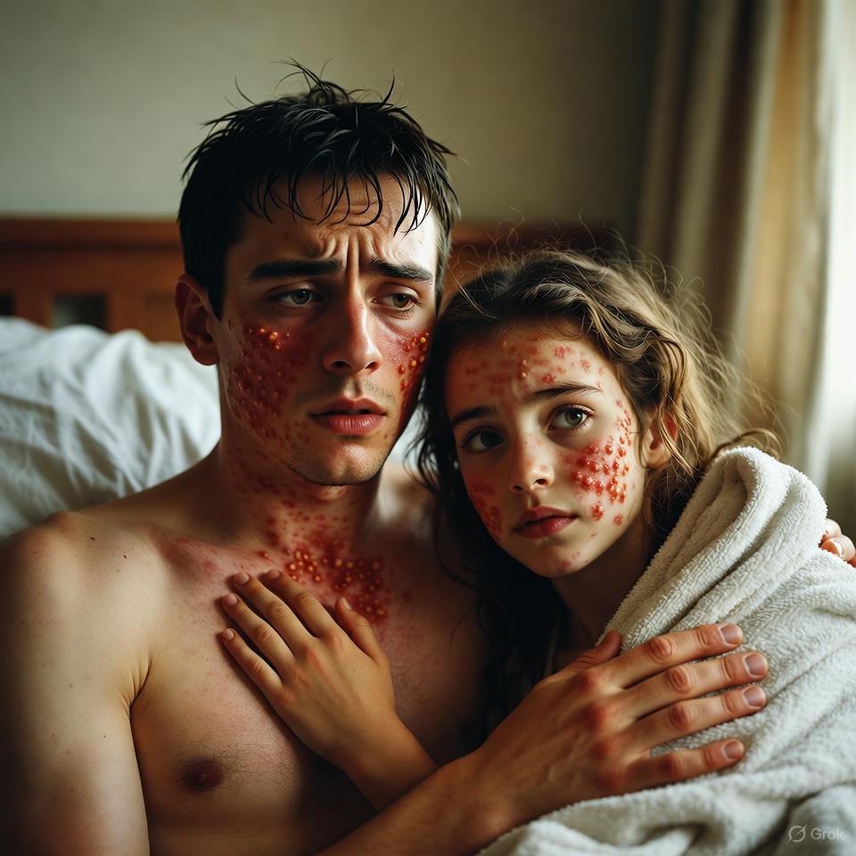 Передаётся через поцелуи, кожу и нередко половым путём: в Британии нашли новый вариант оспы mpox