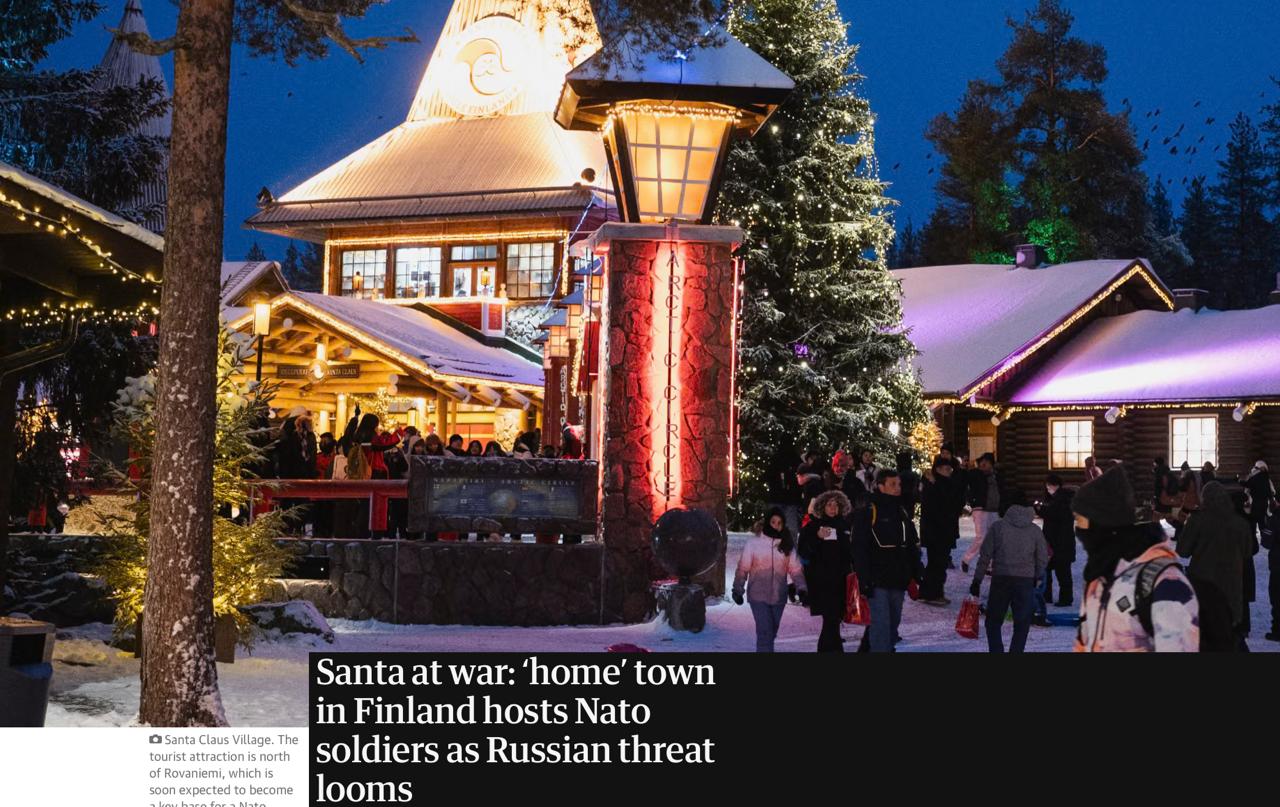 В родном городе Санты у границ РФ фиксируют рост военного присутствия