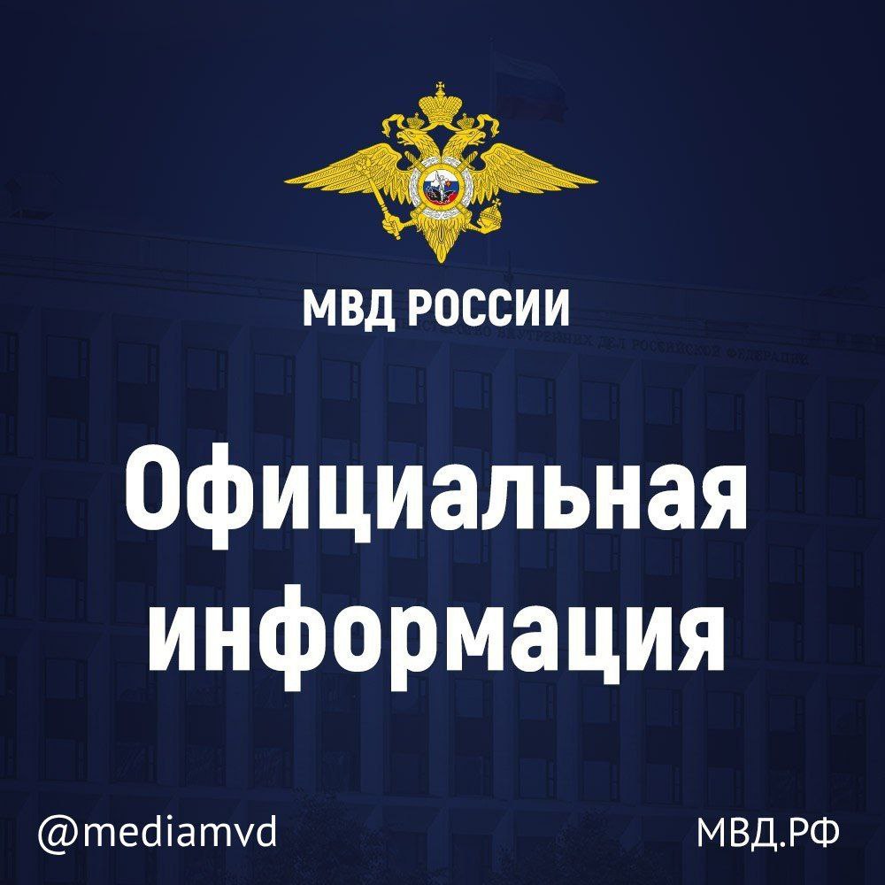 Официальная информация МВД России