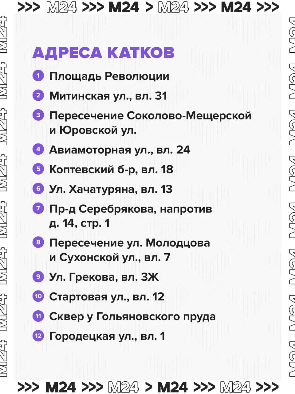 От уютных районных площадок до больших ледовых пространств: для москвичей и гостей столицы открыты 25 бесплатных катков «Московских сезонов» От уютных районных площадок до больших ледовых пространств: для москвичей и гостей столицы открыты 25 бесплатных катков «Московских сезонов»