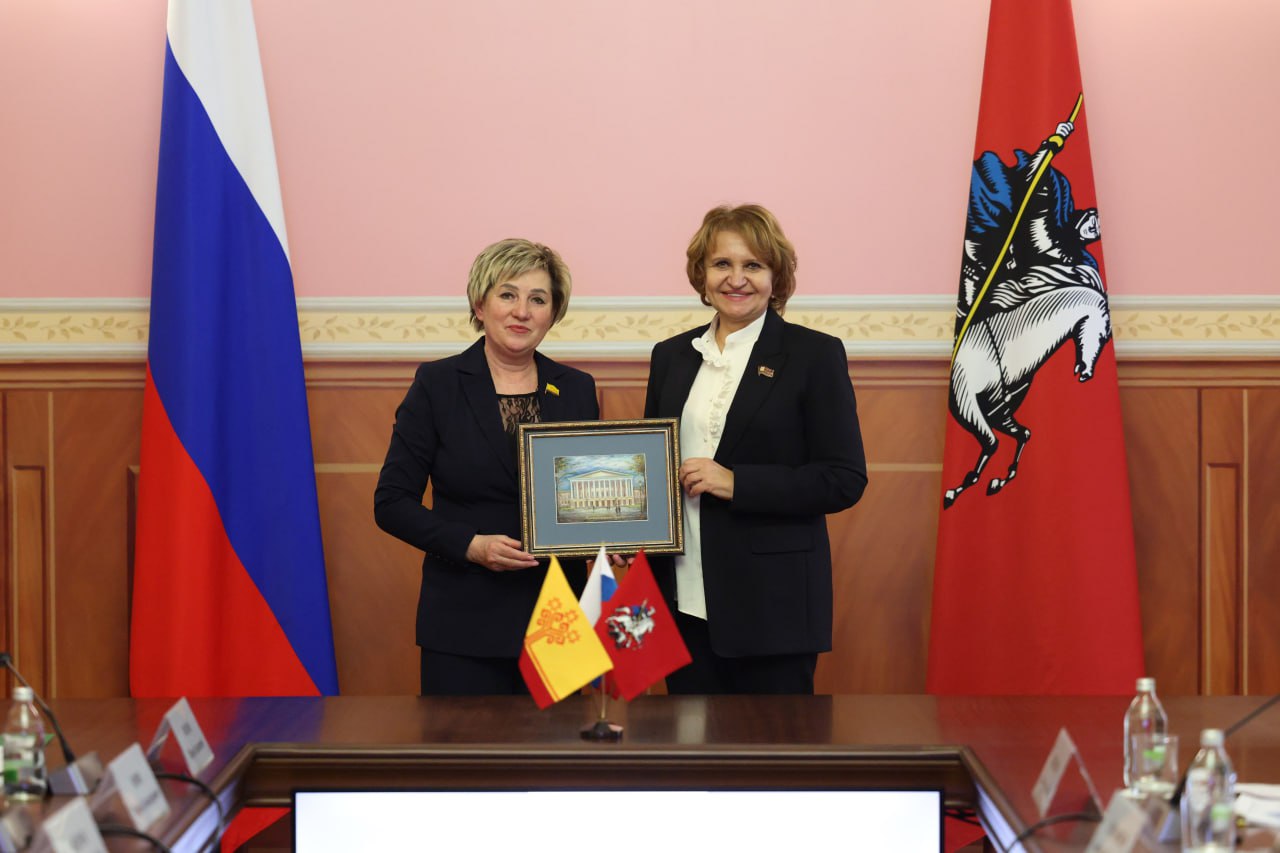 Московский парламентский центр посетила делегация Государственного Совета Чувашской Республики