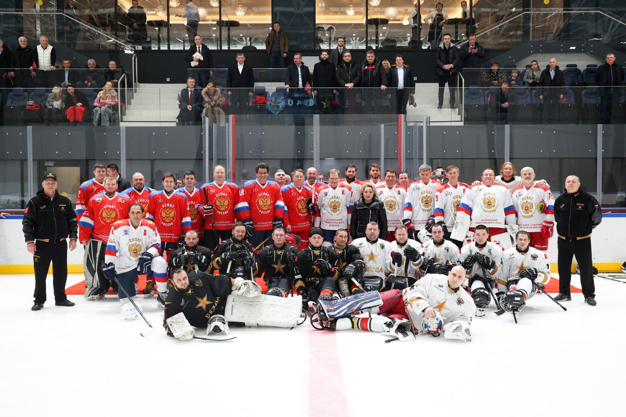 Валентина Матвиенко посетила тренировку команды по следж-хоккею из Санкт-Петербурга, в составе которой ветераны СВО Валентина Матвиенко посетила тренировку команды по следж-хоккею из Санкт-Петербурга, в составе которой ветераны СВО